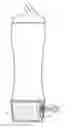 Fig. 01 - Drinking container with additional compartment for dispensing towelettes