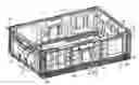 Fig. 01 - Box with foldable sidewalls and locking mechanisms with overload protection