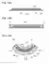Fig. 14 - Organic light-emitting device and lighting device with organic resin and glass substrate