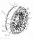 Fig. 01 - Mounting structure for slot paper in a motor stator