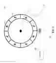 Fig. 02 - Magnetic field sensor for sensing rotation a reference component about the axis of rotation that is independent of alignment between the axis of rotation and the sensors