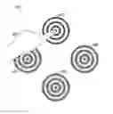 Fig. 01 - Contrast sensitivity testing and/or training using circular contrast zones