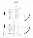Fig. 12 - Image projector having an optical projection system with independently focusing lens