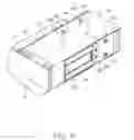 Fig. 06 - Electronic device having locking mechanism for baffle plate