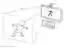 Fig. 01 - First person shooter control with virtual skeleton