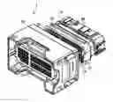 Fig. 01 - Waterproof connector and method of assembly of waterproof connector