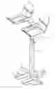 Fig. 01 - Adjustable Dumbbell Support Stand