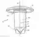 Fig. 01 - Surgical access device with pendent valve