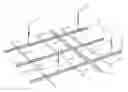 Fig. 01 - Grid system for a suspended ceiling