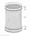 Fig. 01 - Filter element with percussion band