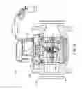 Fig. 04 - Inductive fluid flow meter having an inductive target provided on the shaft