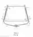 Fig. 02 - GUIDE RAIL DEVICE OF VEHICLE REAR WINDOW BLIND ASSEMBLY
