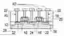 Fig. 01 - Continuous metal semiconductor alloy via for interconnects
