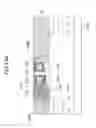 Fig. 45 - LDMOS transistor having a gate electrode formed over thick and thin portions of a gate insulation film