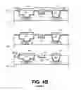Fig. 09 - Device packaging with substrates having embedded lines and metal defined pads