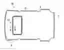 Fig. 01 - Dressed headliner for vehicles with a finished perimeter and a method for obtaining it