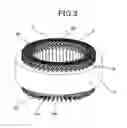 Fig. 04 - Electric machine with stator's welded-side pitch less that rotor's pitch