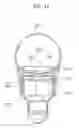Fig. 13 - Lighting apparatus and lamp having a protrusion on an outer surface of an inner casing abutting an inner surface of an outer casing thereof