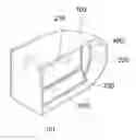 Fig. 01 - Sectionalized and detachable side view mirror for a vehicle