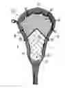 Fig. 01 - Multi-mesh lacrosse head
