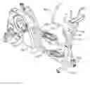 Fig. 01 - Elliptical trainer having two crank assemblies