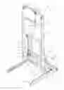 Fig. 01 - FOLDING TREADMILL POSITIONING STRUCTURE