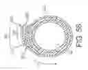 Fig. 32 - Rotational device with inflatable support elements and torque transmitting membrane