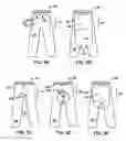 Fig. 08 - Clothing article facilitating a wearer's ability to use the bathroom while wearing the clothing article