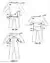 Fig. 10 - Clothing article facilitating a wearer's ability to use the bathroom while wearing the clothing article