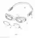 Fig. 02 - Structure of Swimming Goggles