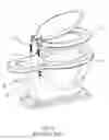 Fig. 02 - Hinge assembly for toilet seat