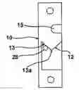 Fig. 01 - Device for pulling a door panel or a window casement toward the frame