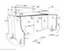 Fig. 01 - Upmount overhead brackets for office partition systems