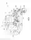Fig. 14 - Braking system for front caster wheels of a self-propelled vehicle