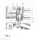Fig. 03 - Test stand with an apparatus for calibrating a force-measuring device