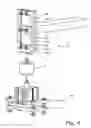 Fig. 05 - Test stand with an apparatus for calibrating a force-measuring device