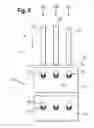 Fig. 10 - Apparatus and method for cutting a plurality of food products
