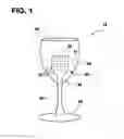 Fig. 02 - Beverage glass with internal decanting, filtering, mixing and aerating cell