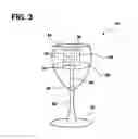 Fig. 04 - Beverage glass with internal decanting, filtering, mixing and aerating cell