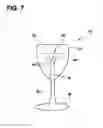 Fig. 07 - Beverage glass with internal decanting, filtering, mixing and aerating cell