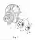 Fig. 02 - Gas mask filter canister
