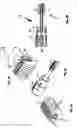 Fig. 06 - Cosmetic applicator with internal applicators that can be pushed out and rotated