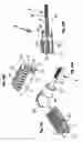 Fig. 10 - Cosmetic applicator with internal applicators that can be pushed out and rotated