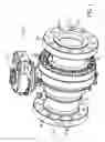 Fig. 02 - Trunnion ball valve seat with V-section spring