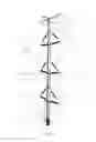 Fig. 02 - Method for vertically grounding and leading down from inner side of composite pole tower and pole tower thereof