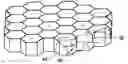 Fig. 01 - Noise attenuation panel and a gas turbine component comprising a noise attenuation panel