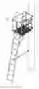 Fig. 01 - HUNTING LADDER STAND HAVING AN ENCLOSED PLATFORM