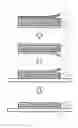 Fig. 01 - Process of manufacturing a three-dimensional relief on a metal surface