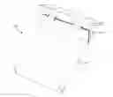 Fig. 01 - Overhead mounting bracket for tabbed accessories