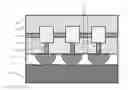 Fig. 01 - CONTROLLING DENSITY OF PARTICLES WITHIN UNDERFILL SURROUNDING SOLDER BUMP CONTACTS